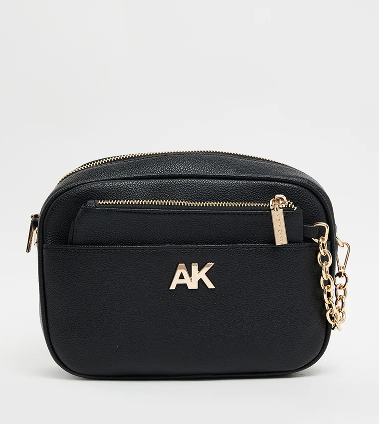 ANNE KLEIN Anne Klein Monogram Detail Shoulder Bag With Pouch